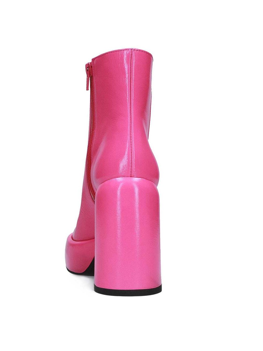 Enkel Laarzen Elena Iachi | E3303 Fuchsia Enkellaars