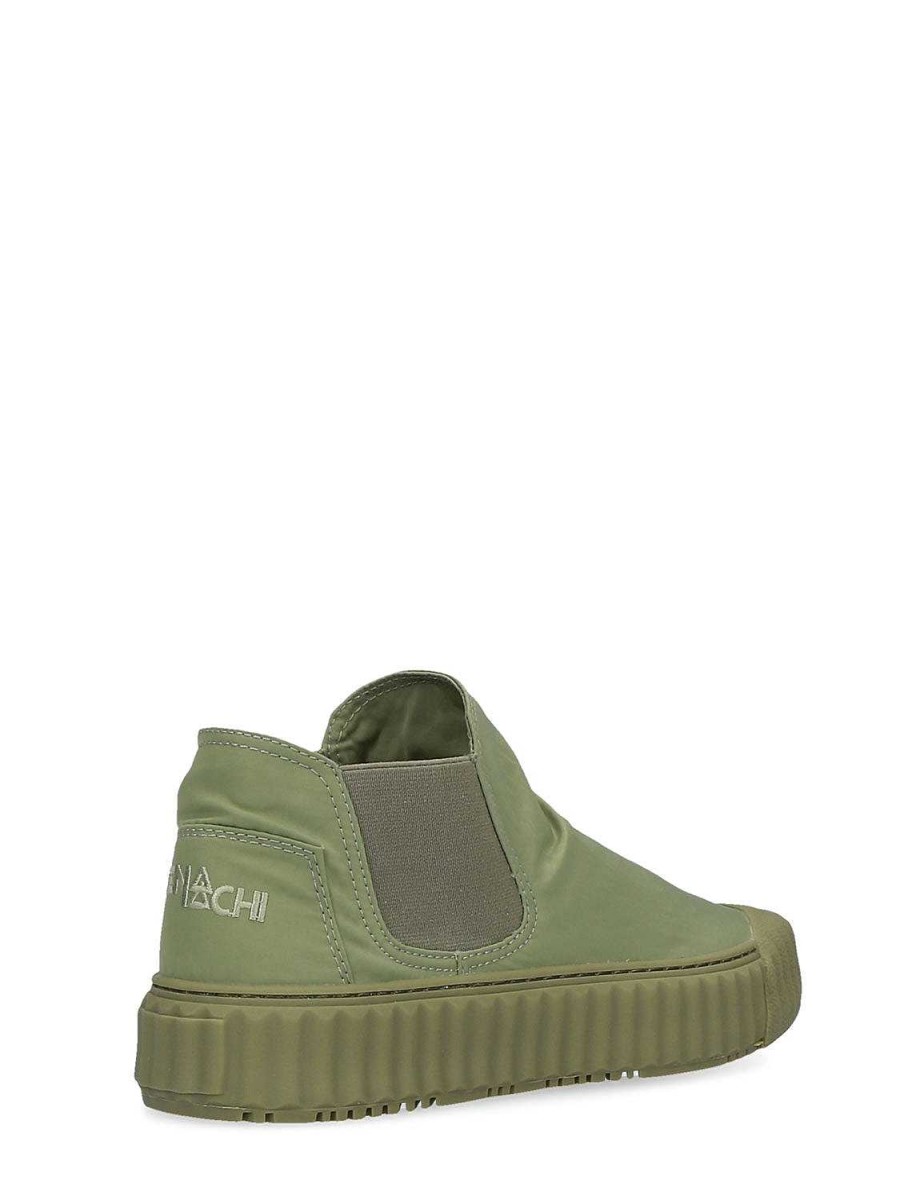 Sneakers Elena Iachi | Militaire Groene Hit Sneaker