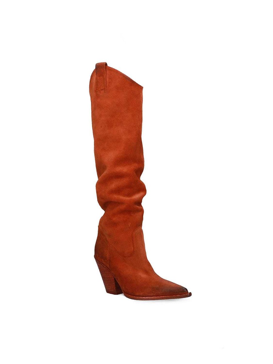 Tex-Stijl Elena Iachi | E3632 Mango Suede Westernlaars