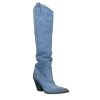 Tex-Stijl Elena Iachi | E3632 Denim Suede Westernlaars