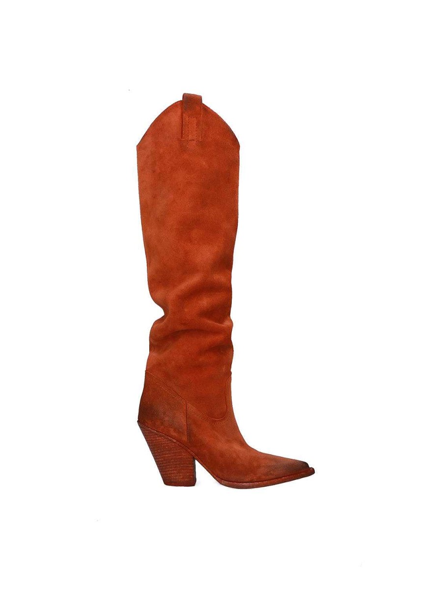 Tex-Stijl Elena Iachi | E3632 Mango Suede Westernlaars