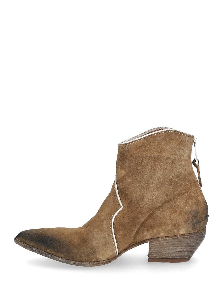 Enkel Laarzen Elena Iachi | E1571 Texaanse Suede Enkellaars