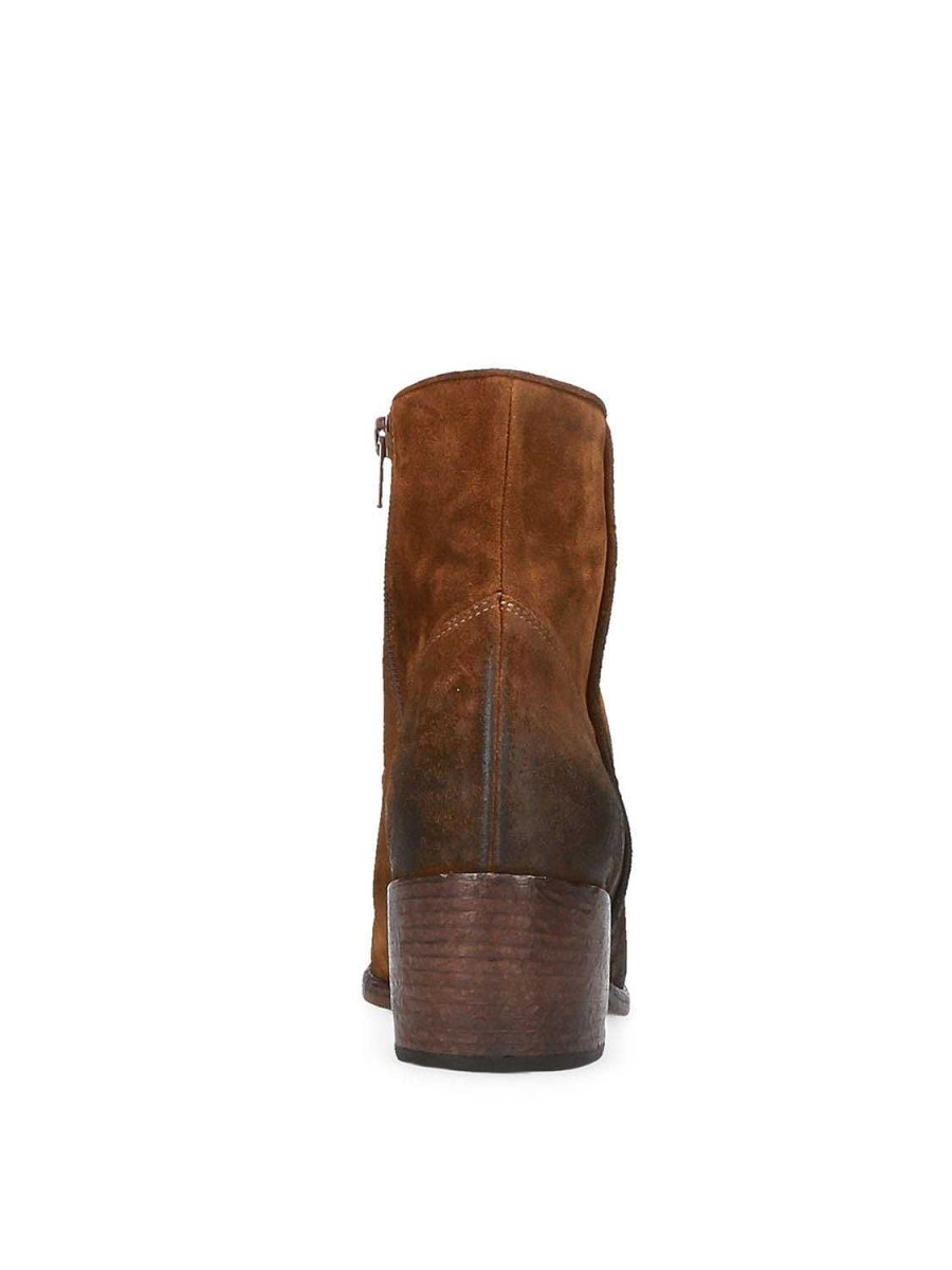 Enkel Laarzen Elena Iachi | E3641 Western Cognac Enkellaars